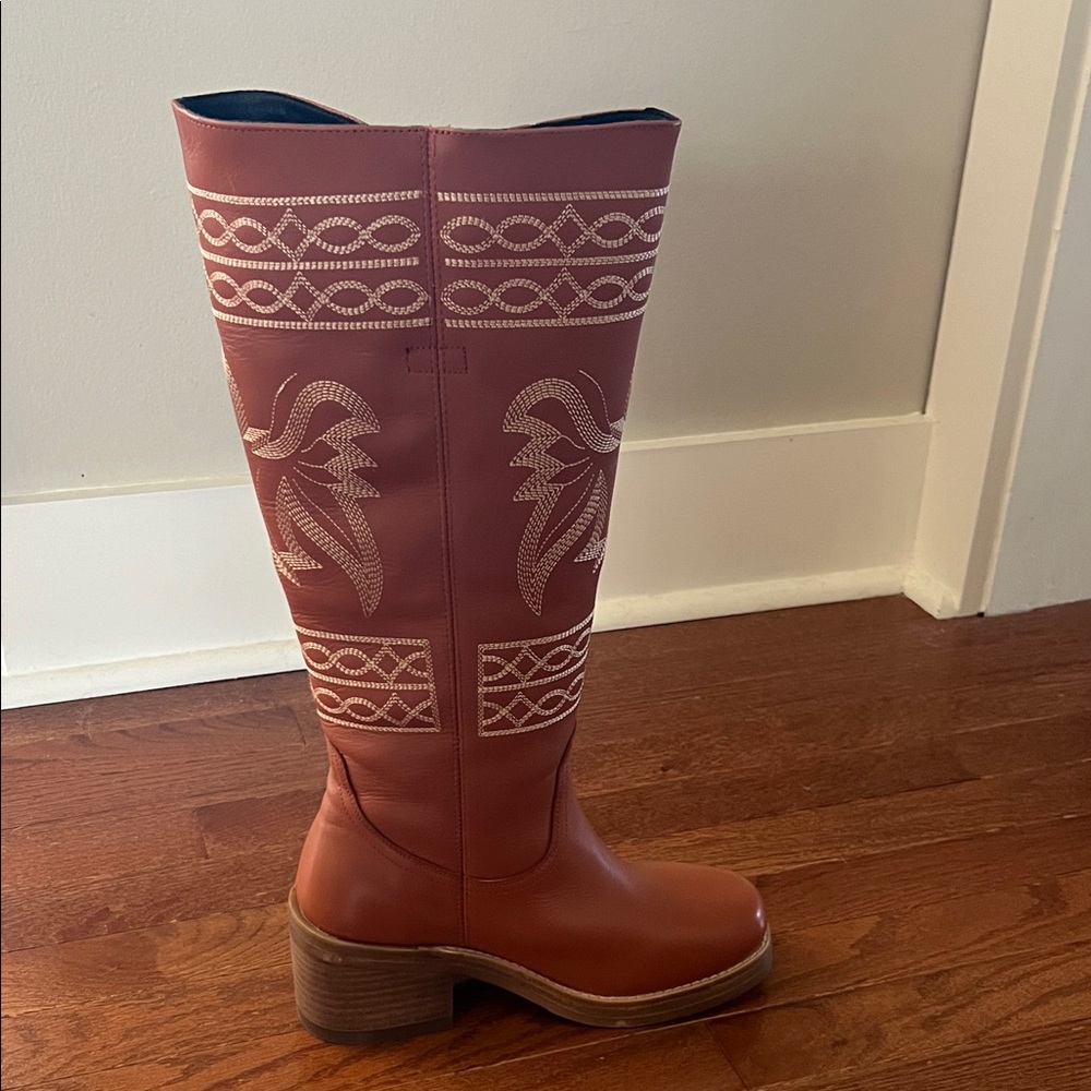 Dingo Avalon Leather Boots, Russet - Picture 2 of 6